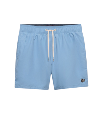 Superdry Embroidered Logo 15 blue swimsuit