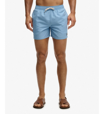 Superdry Embroidered Logo 15 blue swimsuit