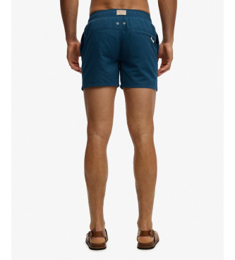 Superdry Embroidered Logo 15 navy swimming costume