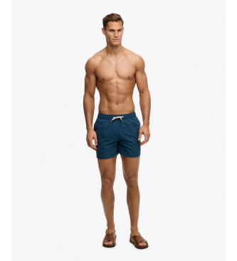 Superdry Embroidered Logo 15 navy swimming costume