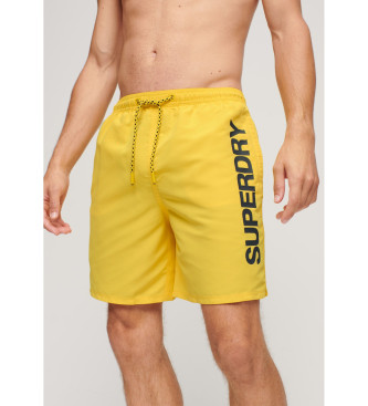 Superdry Badedragt Graphic 17 gul