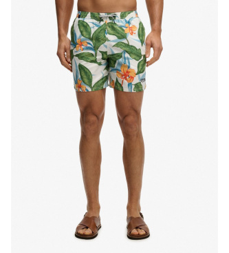 Superdry Maillot de bain vert imprim� hawa�en 16