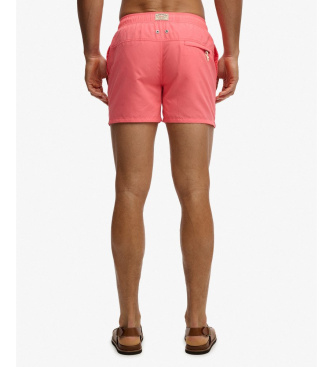 Superdry Embroidered Logo 15 coral swimming costume