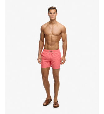 Superdry Embroidered Logo 15 coral swimming costume