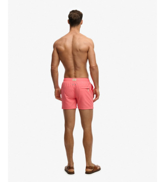 Superdry Embroidered Logo 15 coral swimming costume