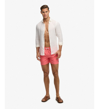 Superdry Embroidered Logo 15 coral swimming costume