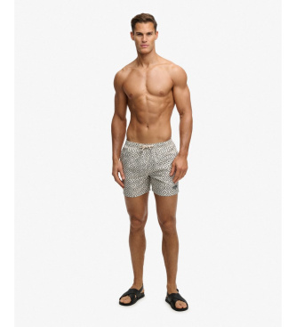 Superdry Premium Printed 15 baddr�kt off-white