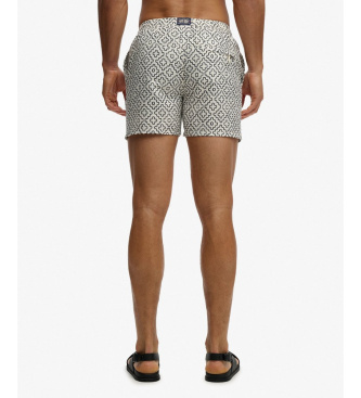 Superdry Premium Printed 15 baddr�kt off-white