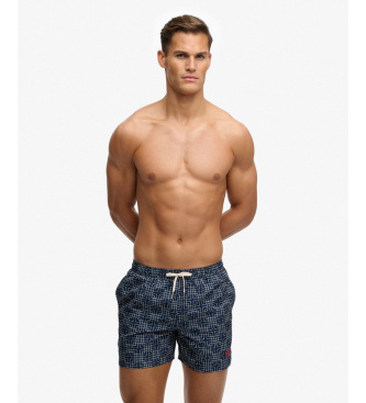 Superdry Premium Printed 15 marinbl� baddr�kt