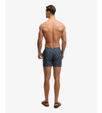 Superdry Premium Printed 15 marinbl� baddr�kt