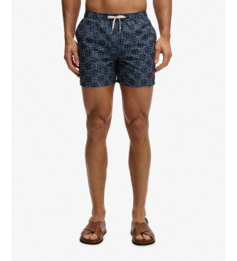 Superdry Premium Printed 15 marinbl� baddr�kt