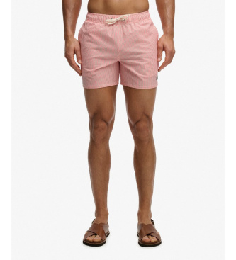 Superdry Seer Sucker swimsuit 15 coral