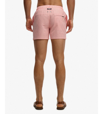 Superdry Seer Sucker swimsuit 15 coral