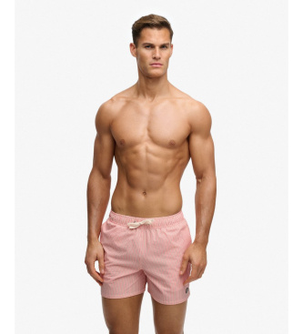 Superdry Seer Sucker swimsuit 15 coral