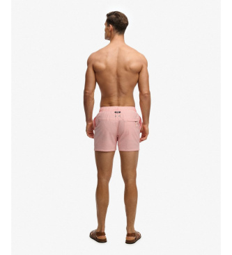 Superdry Seer Sucker swimsuit 15 coral