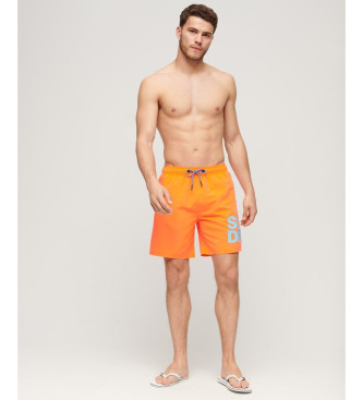 Superdry Costume da bagno arancione Sportswear