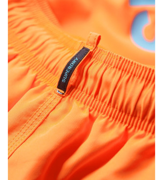 Superdry Športna oblačila oranžni plavalni kostum
