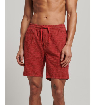 Superdry Vintage Overdyed swimming costume red