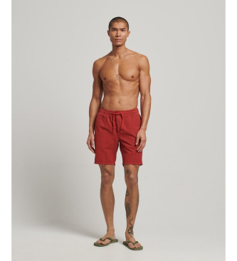 Superdry Vintage Overdyed swimming costume red