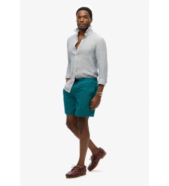 Superdry Premium grner bestickter Badeanzug
