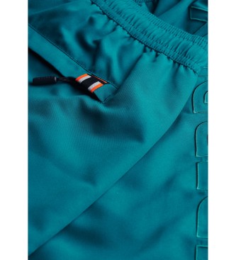 Superdry Premium grner bestickter Badeanzug
