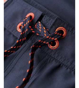 Superdry Klassisk marineblå badedragt