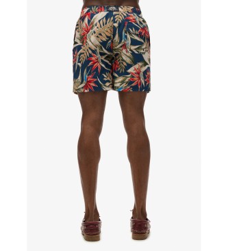 Superdry Multicolor zwempak met Hawaii-print