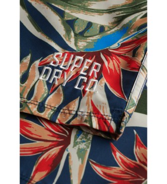 Superdry Multicolor zwempak met Hawaii-print