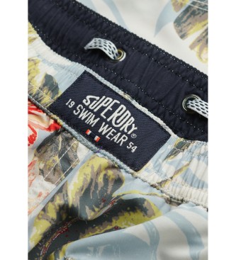 Superdry Multicolor zwempak met Hawaii-print