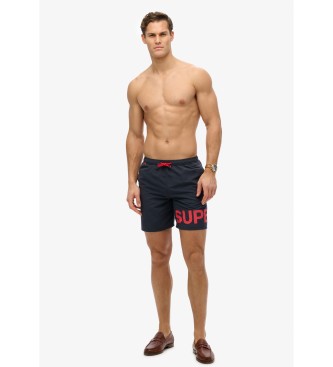 Superdry Kostium kąpielowy z marynarską grafiką
