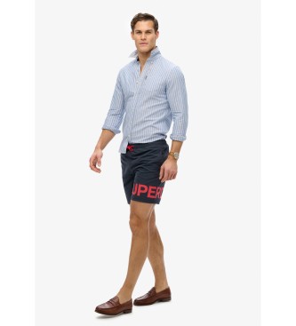 Superdry Kostium kąpielowy z marynarską grafiką