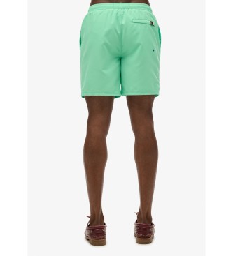 Superdry Badeanzug, 43,2 cm, mit grner Sportgrafik