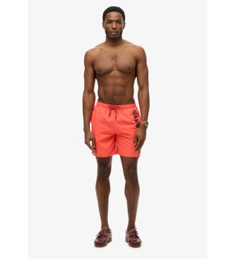Superdry 43,2 cm plavalni kostum s športno grafiko korale