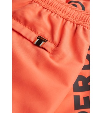Superdry 43,2 cm plavalni kostum s športno grafiko korale