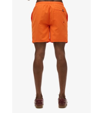Superdry 43,2 cm plavalni kostum z oranžno športno grafiko