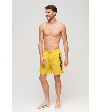 Superdry Fato de banho Grfico 17 amarelo
