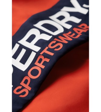 Superdry Red sports swimming costume