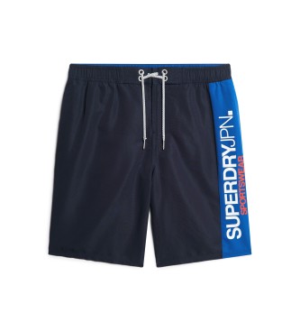 Superdry Sports swimming costume made from recycled marine material