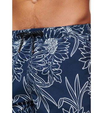 Superdry Printed swimming costume made from recycled marine material