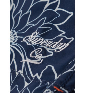 Superdry Bedruckter Badeanzug aus recyceltem Meeresmaterial