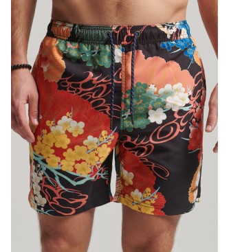 Superdry Flerfarvet hawaii-badedragt