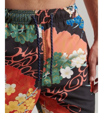 Superdry Flerfarvet hawaii-badedragt