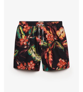 Superdry Hawaiian Print 16 svart baddr�kt