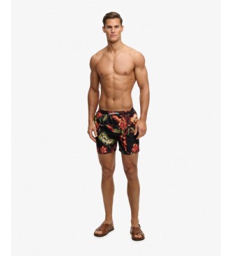 Superdry Hawaiian Print 16 svart baddr�kt
