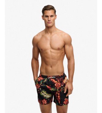 Superdry Hawaiian Print 16 svart baddr�kt