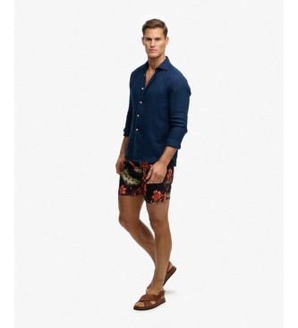 Superdry Hawaiian Print 16 svart baddr�kt