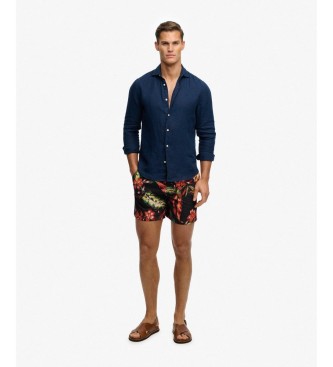 Superdry Hawaiian Print 16 svart baddr�kt