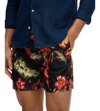 Superdry Hawaiian Print 16 svart baddr�kt