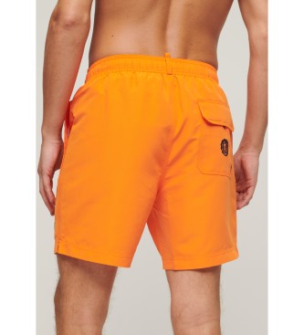Superdry Swimming costume made from recycled material orange