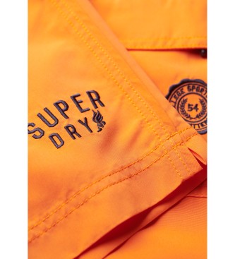 Superdry Badeanzug aus recyceltem Material orange